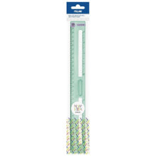 MILAN Transparent Ruler 30 Cm New Look Series Green