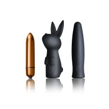 Виброяйцо или вибропуля ROCKSOFF Kit Vibrating Bullet and Sleeves Silhouette Dark Desires