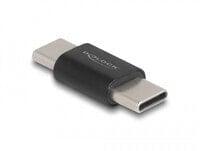 Adapter SuperSpeed USB 10 Gbps (USB 3.2 Gen 2) USB Type-C Gender Changer male to male black - USB 3.2 Gen 2 - USB 3.2 Gen 2 - Black