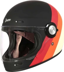 Integral Motorcycle Мотошлем Origin VEGA Primitive Orange Red Black Matt