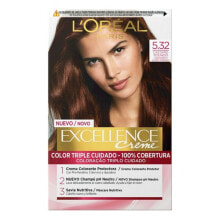 Постоянная краска Excellence L'Oréal Paris AA112600 5.32 Nº 9.0-rubio muy claro Nº 8.0-rubio claro 192 ml