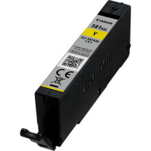 Картриджи для принтеров картридж с оригинальными чернилами Canon CLI-581Y XXL Жёлтый