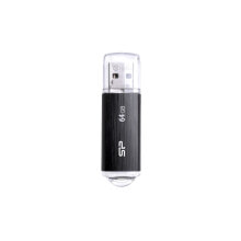 Silicon Power Ultima U02 USB флеш накопитель 64 GB USB тип-A 2.0 Черный SP064GBUF2U02V1K