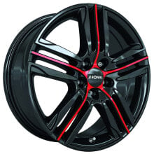 Колесный диск литой Ronal R57 jetblack-red spoke 7.5x19 ET40 - LK5/105 ML56.62