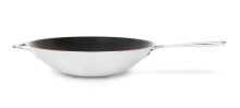 Wok mit Kupferkern 30 cm beschichtet mit Stielgriff