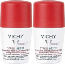 Vichy Stress Resist Roll-on Antiperspirant  Шариковый дезодорант против чрезмерного потоотделения  2 х 50 мл