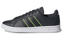 adidas neo GRAND COURT Base 休闲 耐磨轻便 低帮 板鞋 男款 黑色 / Кроссовки Adidas neo GRAND COURT Base (GY3697)