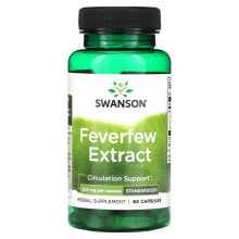 Swanson, Экстракт пиретрума, 500 мг, 60 капсул
