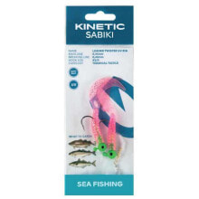 Приманки и мормышки для рыбалки kINETIC Sabiki Loaded Twister UV Feather Rig