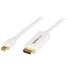 StarTech.com MDP2HDMM1MW видео кабель адаптер 1 m Mini DisplayPort HDMI Тип A (Стандарт) Белый
