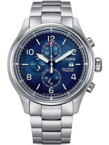 Мужские наручные часы с ремешком Citizen CA0810-88L Eco-Drive Super-Titanium