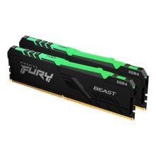 Купить модули памяти (RAM) Kingston Technology GmbH: Kingston FURY Beast RGB - 16 GB - 2 x 8 GB - DDR4 - 2666 MHz - 288-pin DIMM