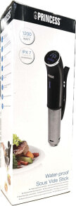 Princess 426572 Sous Vide Time Stick Vakuumgarer 1.200 Watt silber schwarz