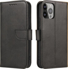 Hurtel Etui Magnet Case do Samsung S24 z klapką i portfelem - czarne