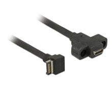 Компьютерные разъемы и переходники deLOCK 85326 USB кабель 0,45 m 3.2 Gen 2 (3.1 Gen 2) USB A USB C Черный