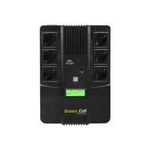 Система бесперебойного питания Интерактивная SAI Green Cell AiO 800VA LCD 480 W