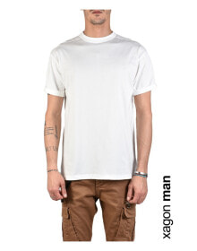 Мужские футболки Мужская футболка повседневная белая однотонная Xagon Man T-Shirt