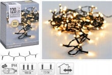 Lampki choinkowe 120 LED białe ciepłe