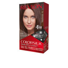 Revlon ColorSilk Beautiful Color No. 27 Deep Warm Chestnut Стойкая краска для волос без аммиака, оттенок глубокий теплый каштан