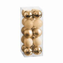 Christmas Baubles Golden 5 x 5 x 5 cm (20 Units)