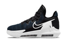 Nike Witness 6 中帮 复古篮球鞋 GS 黑白蓝 / Кроссовки Nike Witness 6 GS DD0423-002