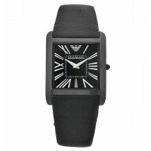 Женские наручные часы женские наручные часы с черным кожаным ремешком Armani AR2027 ( 32 mm)