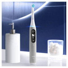 Braun iO Serie 6 - Adult - Vibrating toothbrush - Daily care - Gum care - Sensitive - Whitening - Grey - Round - Battery