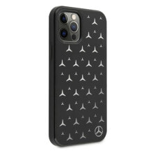 SOURCING Mercedes Mehcp12Lespbk iPhone 12 Pro Max 6.7 Stars Pattern phone case