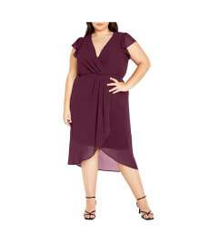 CITY CHIC plus Size Wrap Swing Dress