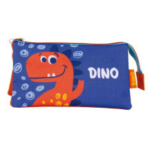 ZASKA Triple 21x11x3.5 cm Dino Pencil Case