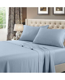 Egyptian Linens low Profile (6-10 inches) 608 Soft Cotton Sateen Sheet Set, Twin