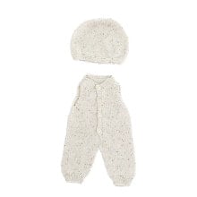 MINILAND Knitted Outfit 40 cm Overall&Beanie Hat clothing set