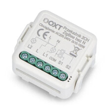Tuya - two-channel mini relay without N - ZigBee - Android/iOS app - OXT SWTZ32
