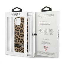 GUESS Guhcp13Shsleow iPhone 13 Mini 5.4 Leopard phone case