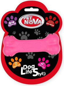Игрушка для собак Pet Nova TPR Snackbone Pink 11cm