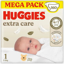 HUGGIES Extra Care Diapers Size 1 160 Units