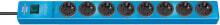 Умные удлинители и сетевые фильтры Сетевой фильтр 8 розеток  Brennenstuhl hugo 1150610388 кабель 2 м