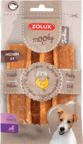 Лакомства для собак zolux MOOKY Premium Jerkies Poultry M x 4 pcs.