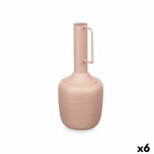 Vase With handle Sand Steel 12 x 30 x 12 cm (6 Units)