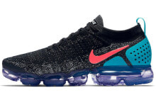 Nike VaporMax 2.0 Black Hot Punch 大气垫编织 低帮 跑步鞋 男款 黑色 / Кроссовки Nike VaporMax 2.0 942842-003