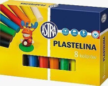 Пластилин и масса для лепки для детей Astra Plasticine 8 colors