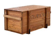 Купить товары для дома Uncle Joe's: Truhe "Champagne" massiv Holz Vintage