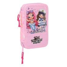 Double Pencil Case Na!Na!Na! Surprise Sparkles Pink (28 Pieces)