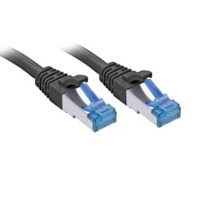 Кабели и разъемы для аудио- и видеотехники Lindy 47420 сетевой кабель 20 m Cat6a S/FTP (S-STP) Черный