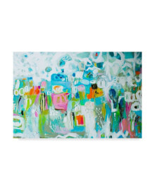 Trademark Global karen Fields Abstract Blue Collage Canvas Art - 20