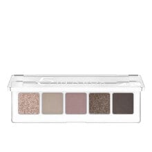 5 IN A BOX mini eyeshadow palette #020-soft rose look