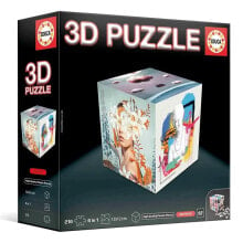 EDUCA Cube Animales 216 Pieces puzzle 3D