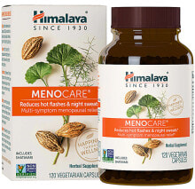 Витамины и БАДы для женщин himalaya MenoCare Шатавари - растительный комплекс для облегчения симптомов менопаузы, приливов и ночной потливости 120 вегетарианских капсул