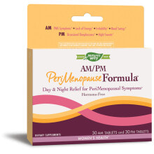 Витамины и БАДы для женщин nature's Way AM-PM PeriMenopause Formula Комплекс от симптомов перименопаузы 60 таблеток