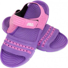 Спортивная одежда, обувь и аксессуары сандалии Aqua-speed Noli фиолетовый розовый Kids col.93